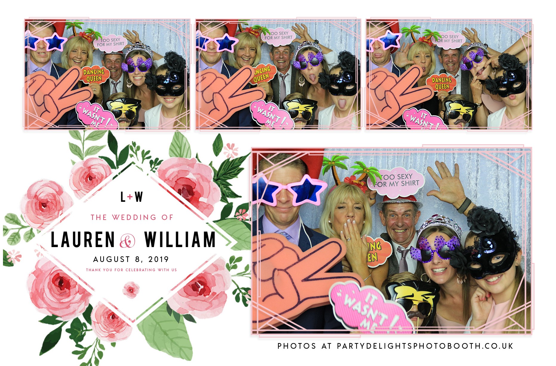 Lauren and Will’s Wedding - Prints | View more photos from the event at gallery.partydelightsphotobooth.co.uk/u/PartyDelightsPhotoBooth/Lauren-and-Will’s-Wedding-Prints